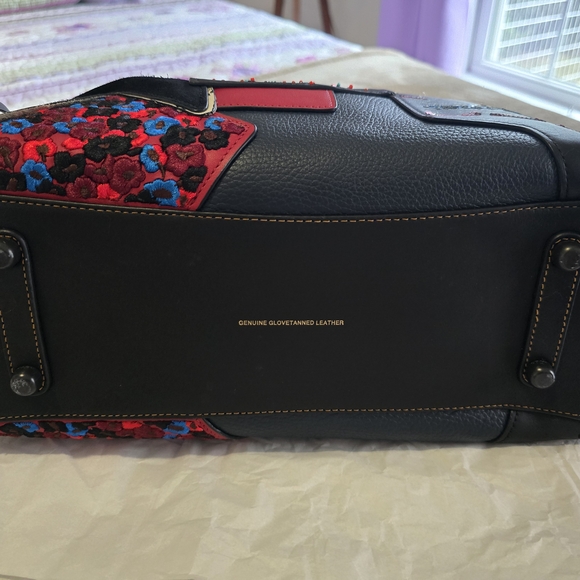 Coach 1941 Rogue 30 In Embellished Patchwork Mixed Leather. - Picture 4 of 8